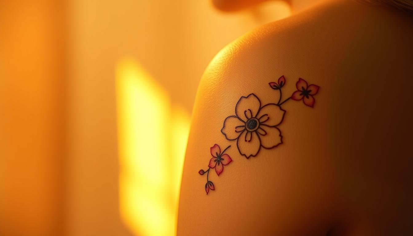 Blumenmotive für Unterarm-Tattoos