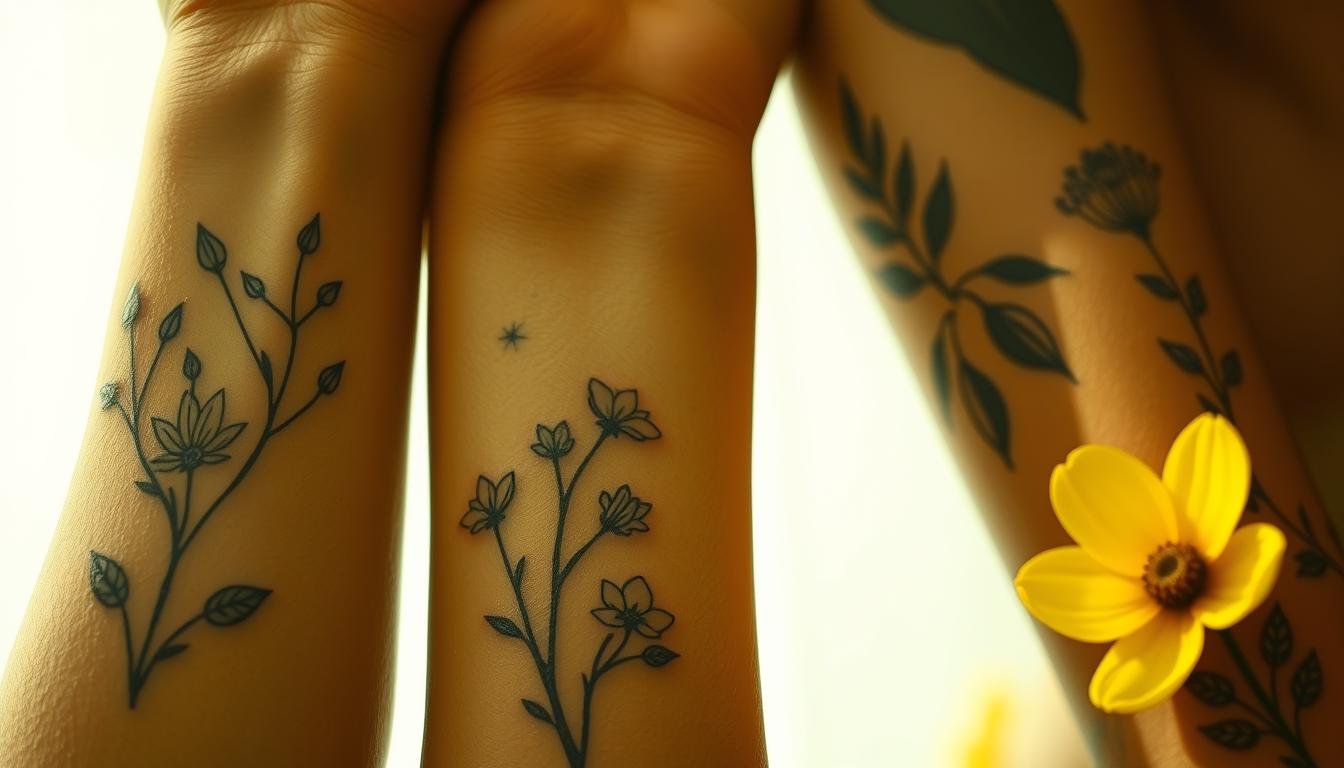 Naturinspirierte Unterarm-Tattoos