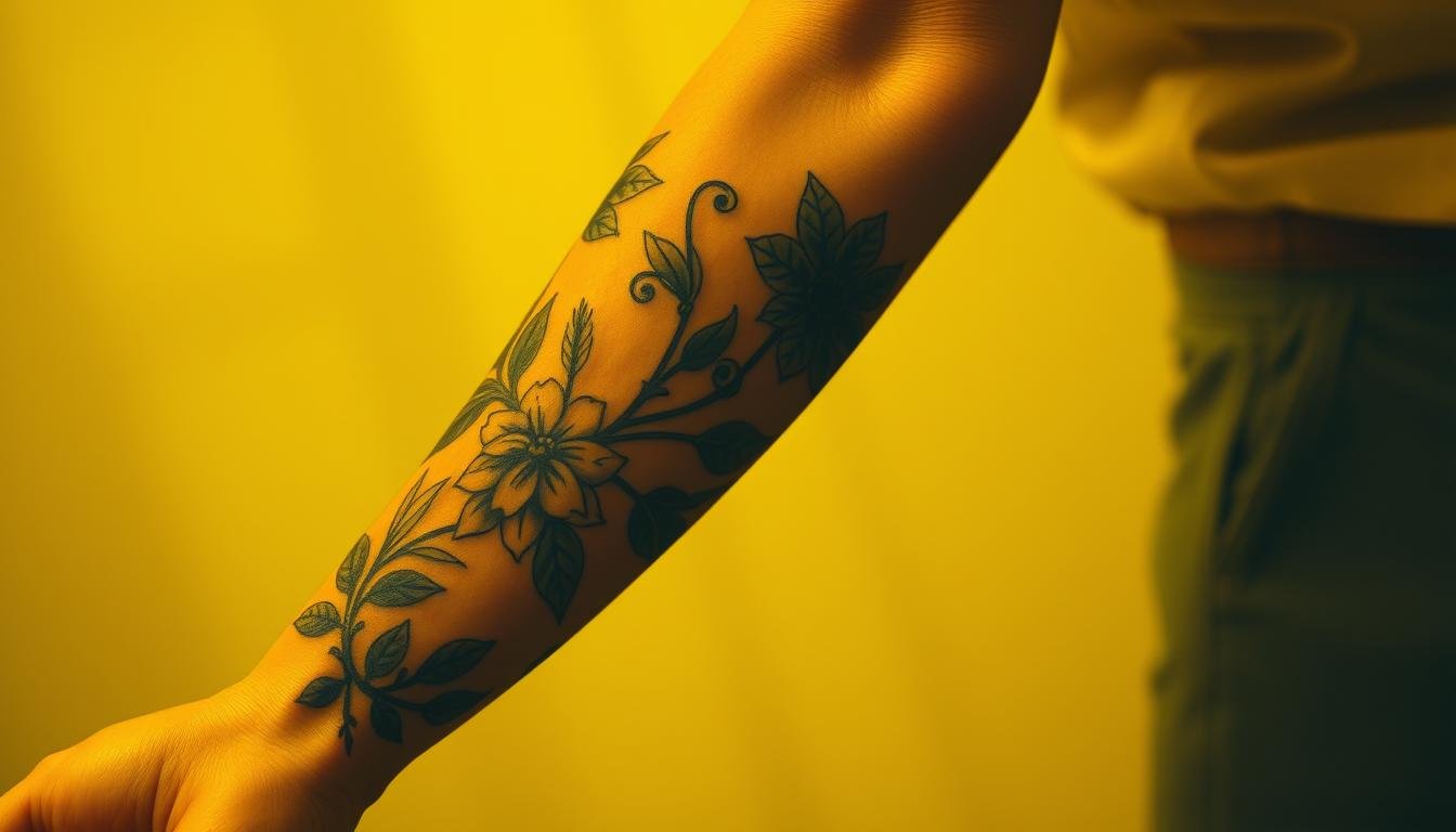 Naturinspirierte Unterarm-Tattoos