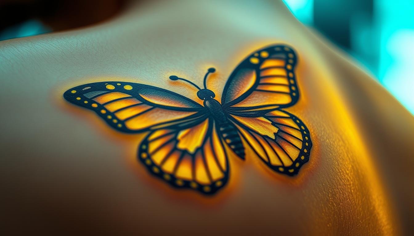 Schmetterling Tattoo Technik