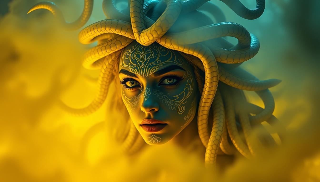 Symbolische Elemente im Medusa-Design